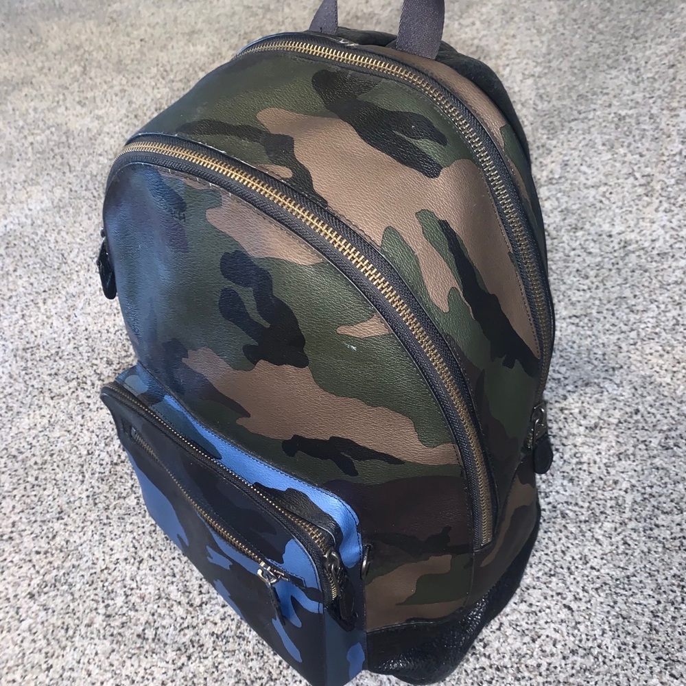 Designer Coach Camo Backpack